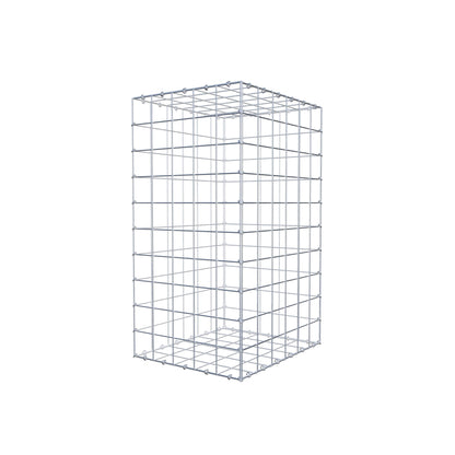 Gabion 100 cm x 60 cm x 50 cm (L x H x P), mailles 10 cm x 10 cm, anneau en C