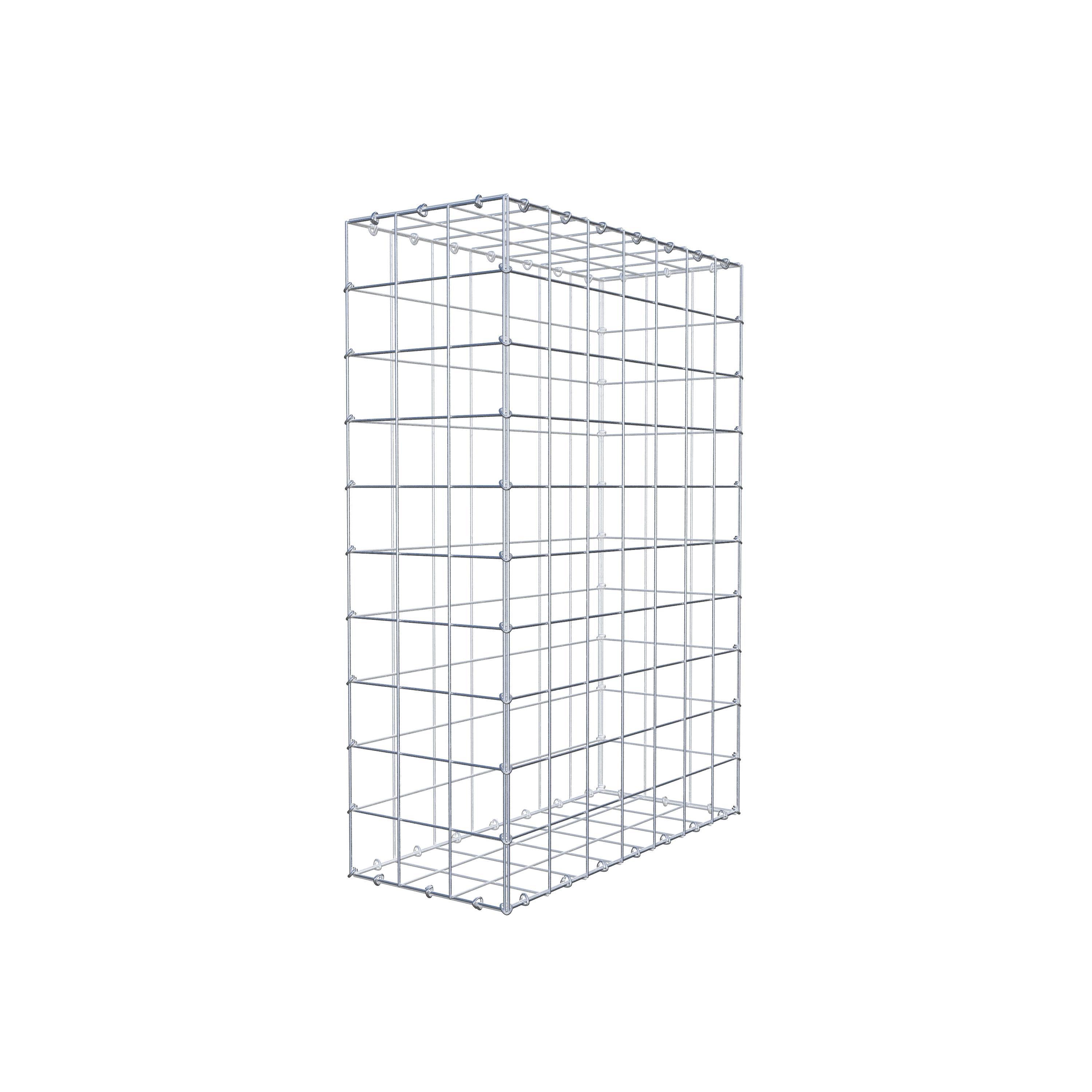 Gabion 100 cm x 70 cm x 30 cm (L x H x D), mesh size 10 cm x 10 cm, C-ring