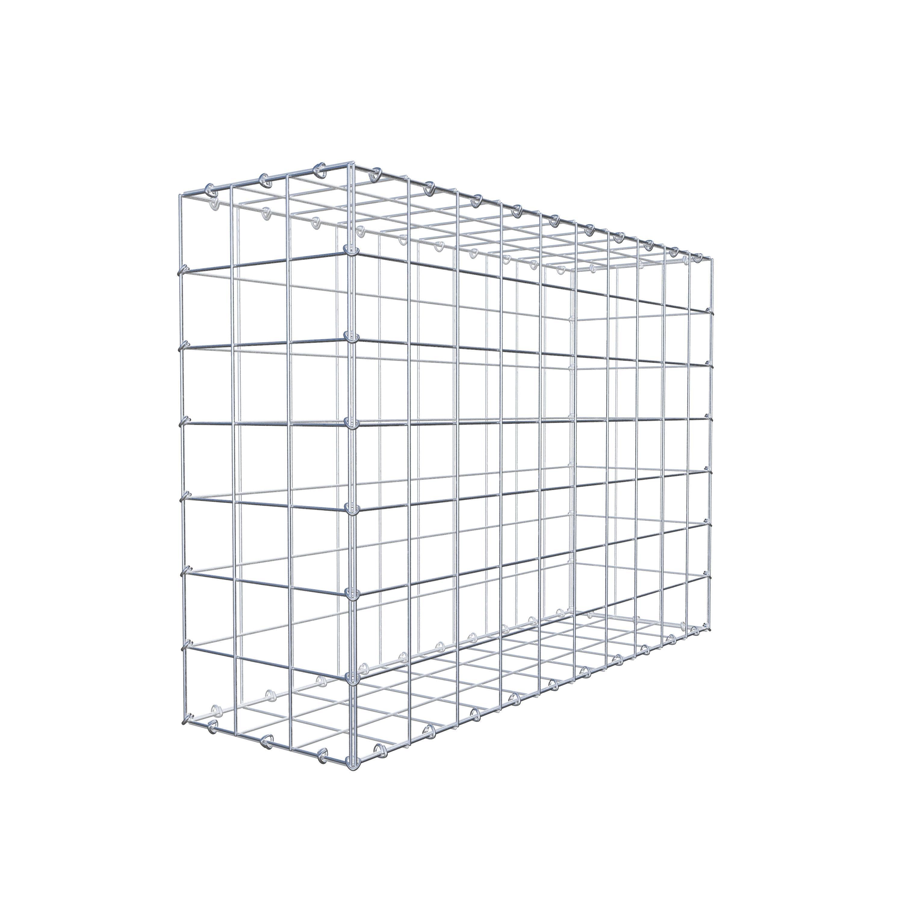 Gabion 100 cm x 70 cm x 30 cm (L x H x D), mesh size 10 cm x 10 cm, C-ring