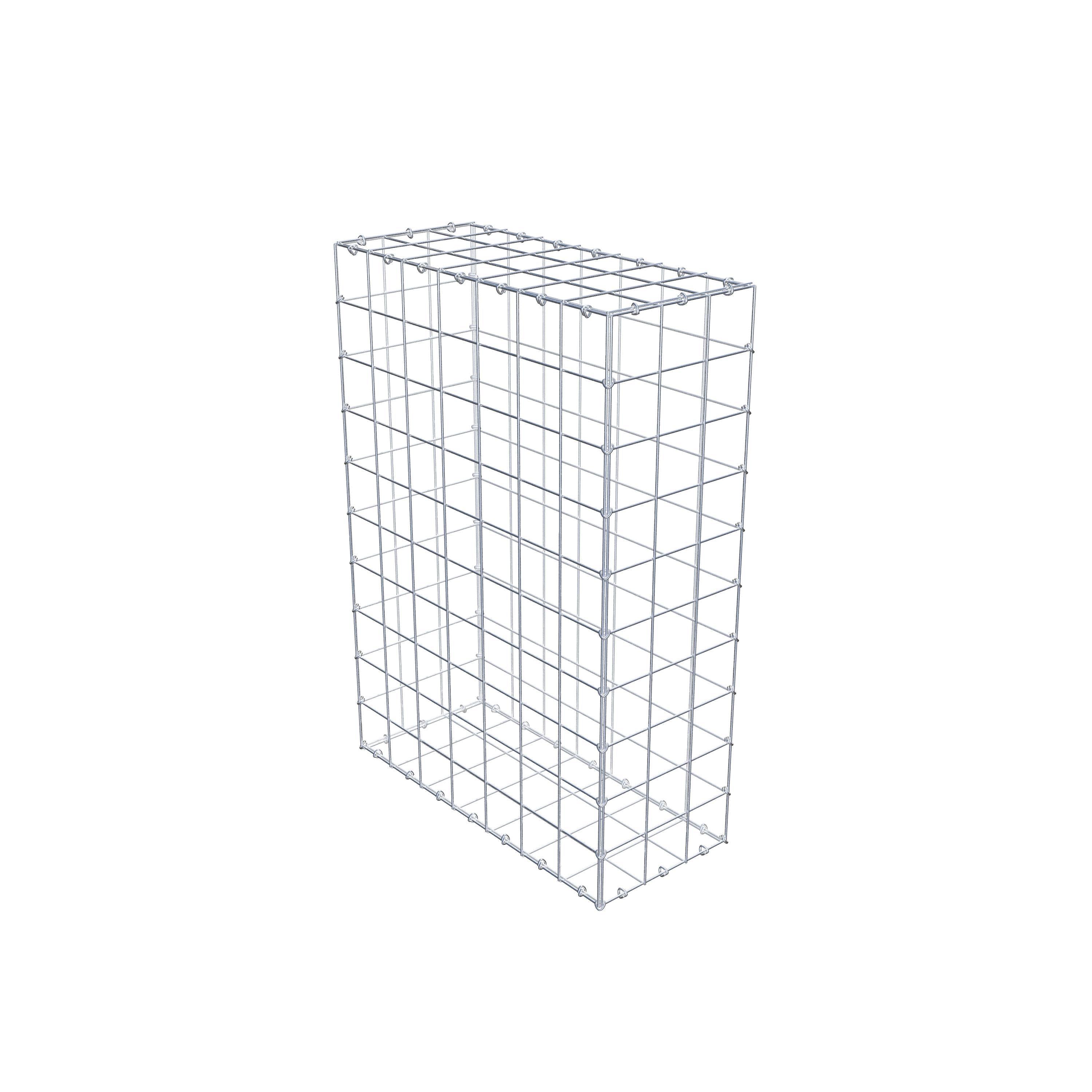 Gabion 100 cm x 70 cm x 30 cm (L x H x D), mesh size 10 cm x 10 cm, C-ring