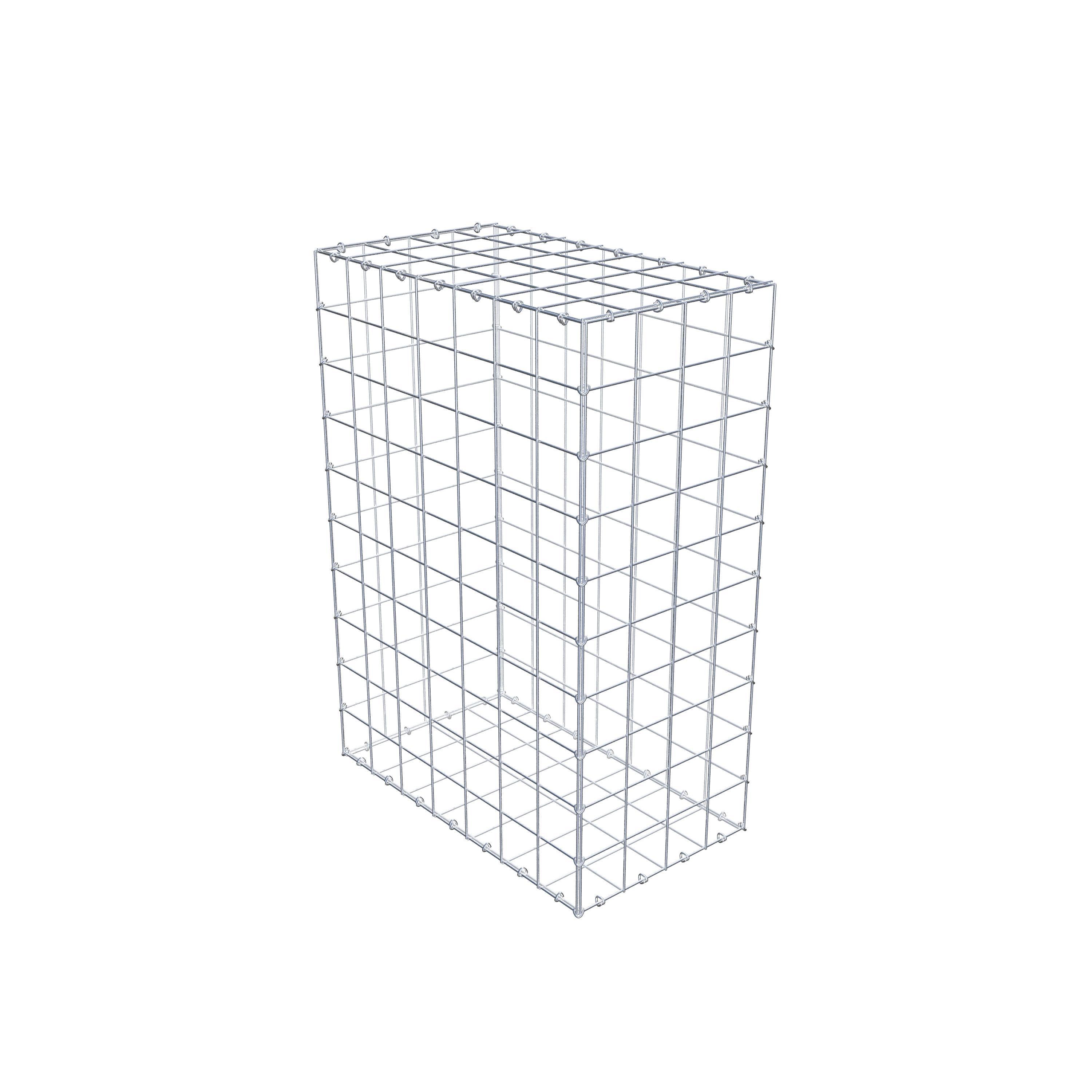 Gabion 100 cm x 70 cm x 40 cm (L x H x D), mesh size 10 cm x 10 cm, C-ring