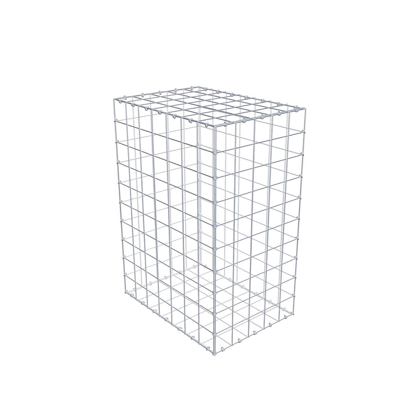 Gabion 100 cm x 70 cm x 50 cm (L x H x D), maskstorlek 10 cm x 10 cm, C-ring