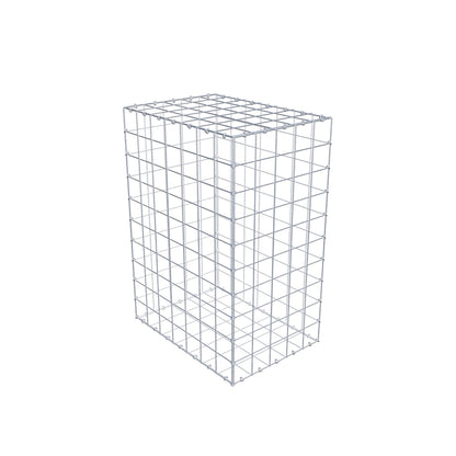 Gabion 100 cm x 70 cm x 50 cm (L x H x D), maskstorlek 10 cm x 10 cm, C-ring