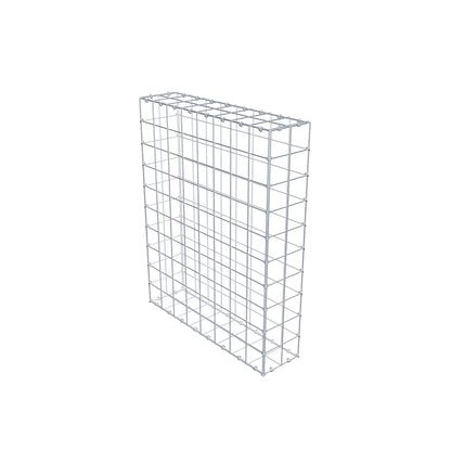 Gabion 100 cm x 80 cm x 20 cm (L x H x D), maskstorlek 10 cm x 10 cm, C-ring