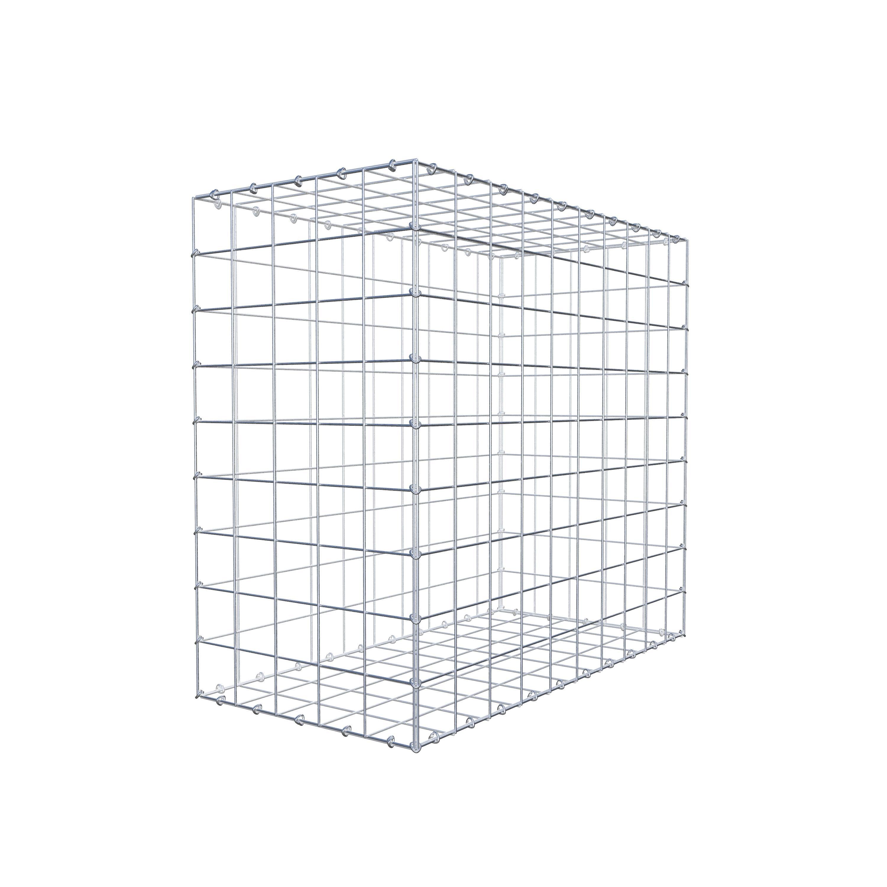 Gabion 100 cm x 90 cm x 50 cm (L x H x D), mesh size 10 cm x 10 cm, C-ring