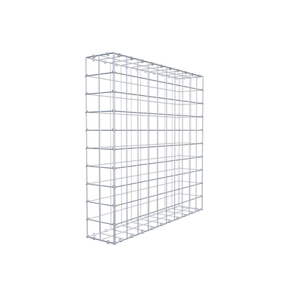 Gabion 100 cm x 100 cm x 20 cm (L x H x P), mailles 10 cm x 10 cm, anneau en C