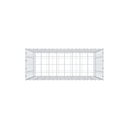 Gabion 100 cm x 100 cm x 40 cm (L x H x D), maskstorlek 10 cm x 10 cm, C-ring