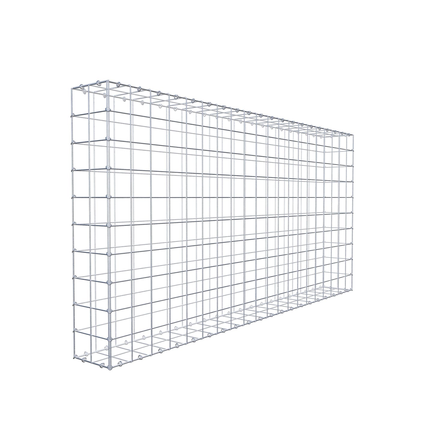 Gabion 200 cm x 100 cm x 20 cm (L x H x D), maskstorlek 10 cm x 10 cm, C-ring