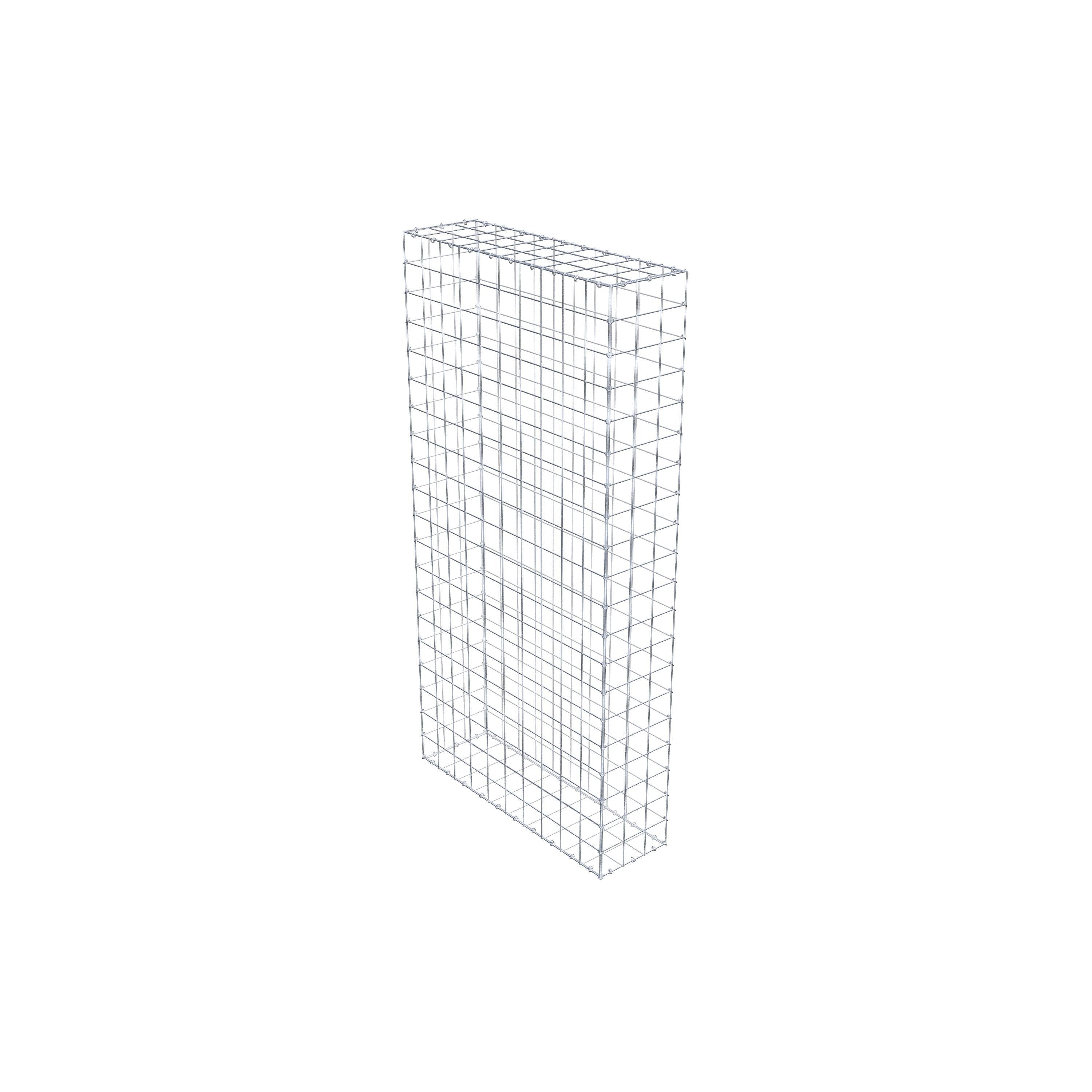 Gabion 200 cm x 100 cm x 30 cm (L x H x D), mesh size 10 cm x 10 cm, C-ring