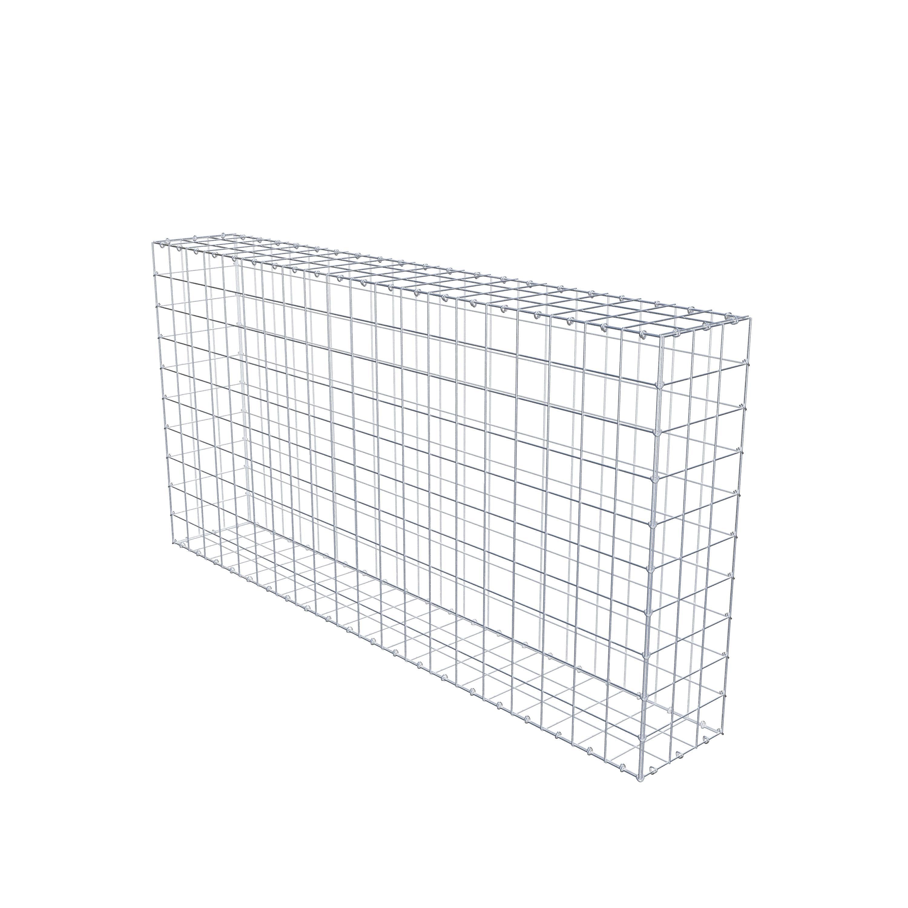 Gabion 200 cm x 100 cm x 30 cm (L x H x D), maskestørrelse 10 cm x 10 cm, C-ring