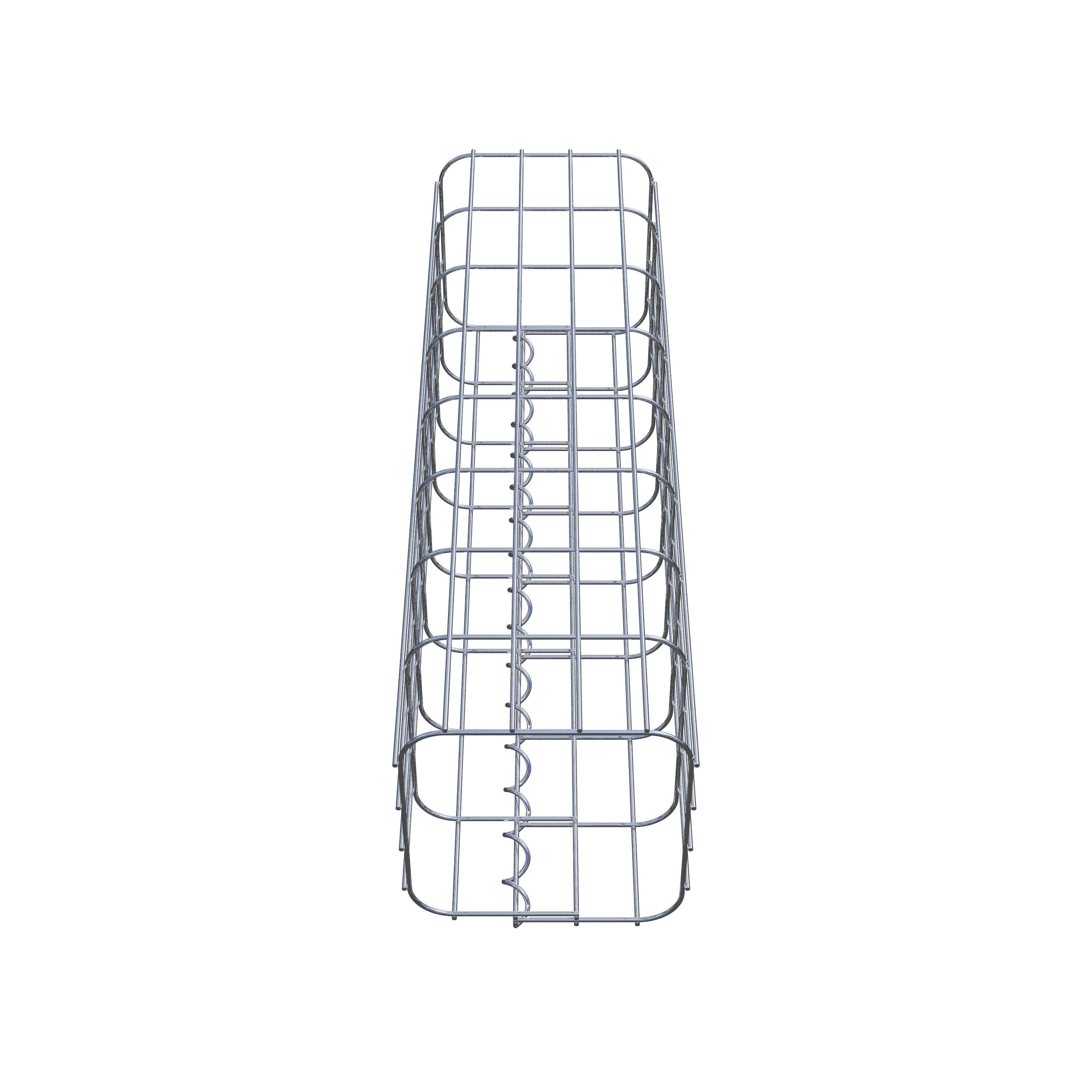 Gabion column 22 x 22 cm, MW 5 x 10 cm square