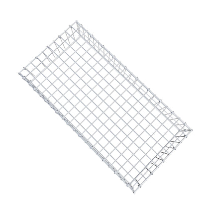 Mounted gabion type 3 100 cm x 20 cm x 50 cm (L x H x D), mesh size 5 cm x 10 cm, C-ring