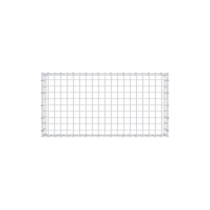 Mounted gabion type 3 100 cm x 20 cm x 50 cm (L x H x D), mesh size 5 cm x 10 cm, C-ring