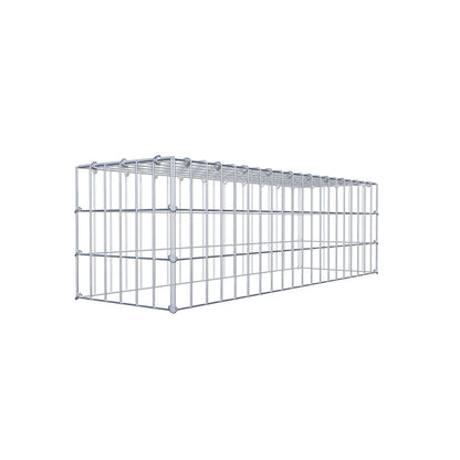 Type 3 oplegkorf 100 cm x 30 cm x 30 cm (L x H x D), maaswijdte 5 cm x 10 cm, C-ring