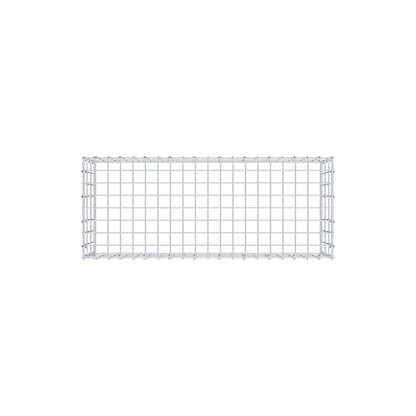 Mounted gabion type 3 100 cm x 30 cm x 40 cm (L x H x D), mesh size 5 cm x 10 cm, C-ring