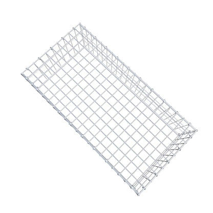 Monteret gabion type 3 100 cm x 30 cm x 50 cm (L x H x D), maskestørrelse 5 cm x 10 cm, C-ring