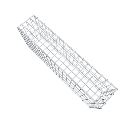 Monteret gabion type 3 100 cm x 40 cm x 20 cm (L x H x D), maskestørrelse 5 cm x 10 cm, C-ring