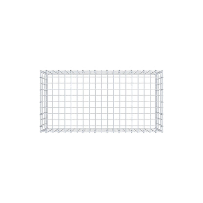 Monteret gabion type 3 100 cm x 40 cm x 50 cm (L x H x D), maskestørrelse 5 cm x 10 cm, C-ring