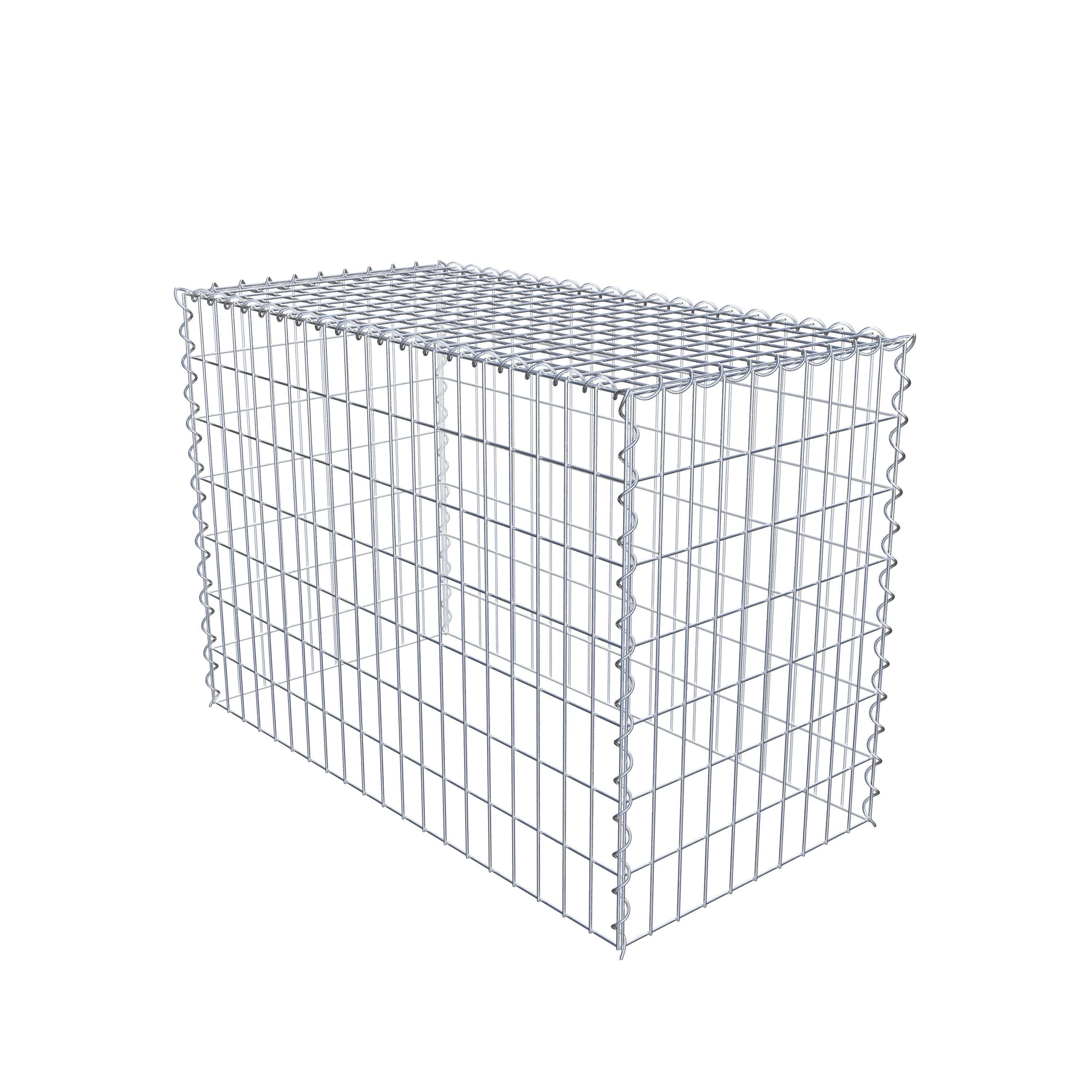 Kultiveret gabion type 3 100 cm x 70 cm x 50 cm (L x H x D), maskestørrelse 5 cm x 10 cm, spiral