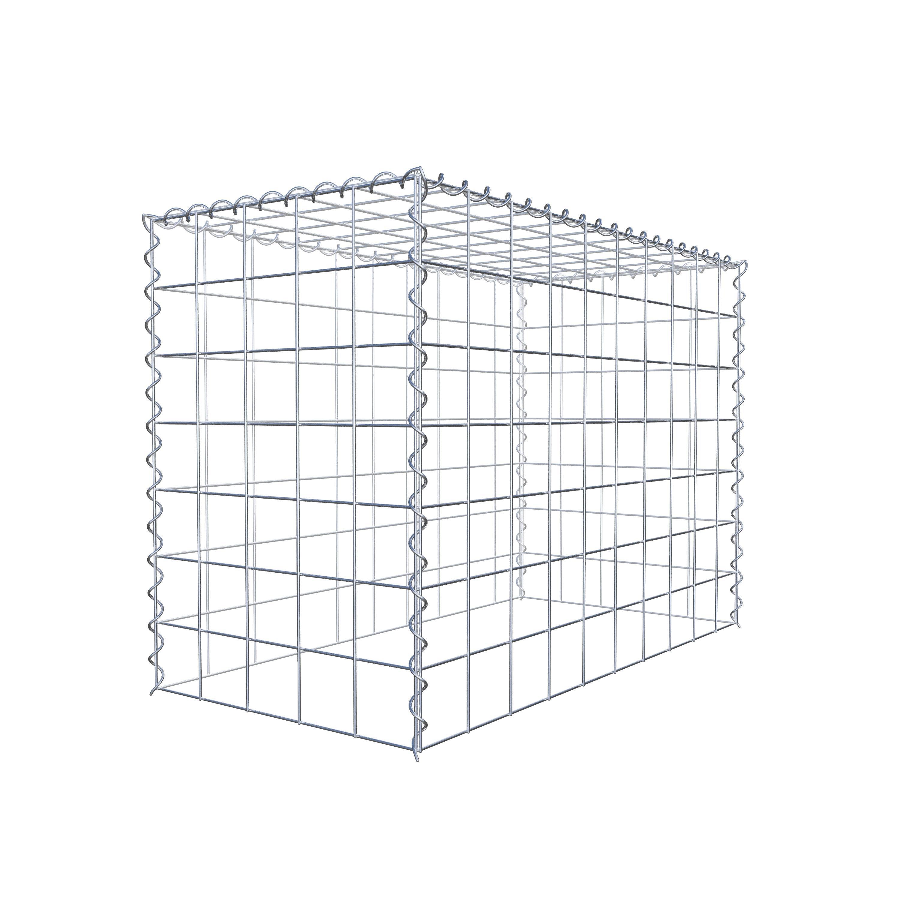 Grown-on gabion type 3 100 cm x 70 cm x 50 cm (L x H x D), mesh size 10 cm x 10 cm, spiral