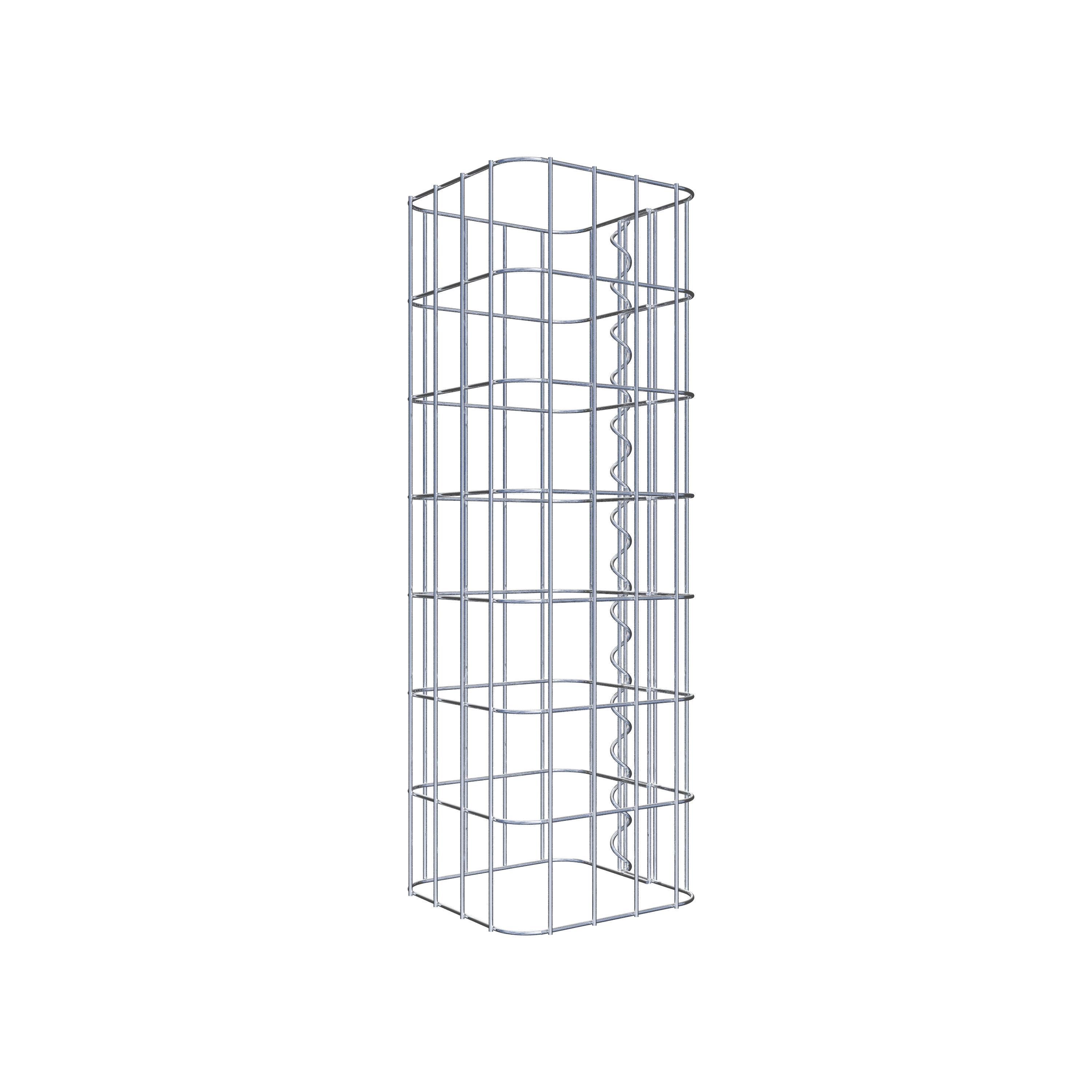 Gabion column 22 x 22 cm, MW 5 x 10 cm square