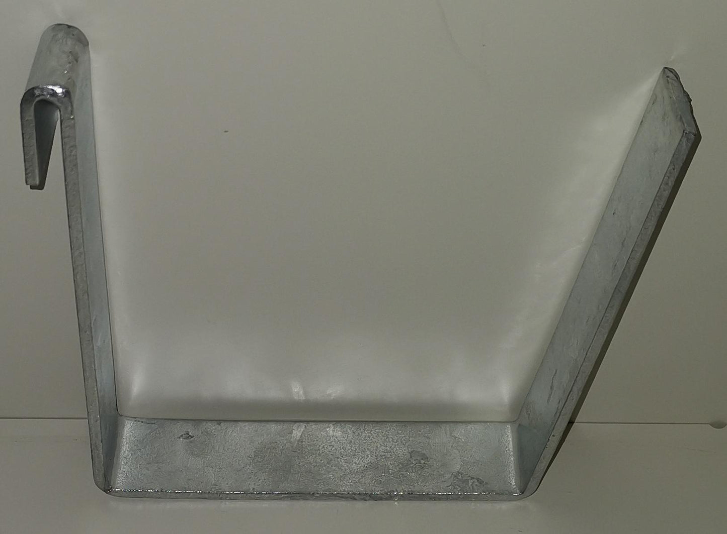 Support pour caissettes à fleurs galvanisé en set de 3 avec pot de fleurs, pour gabions MW 5 x 10