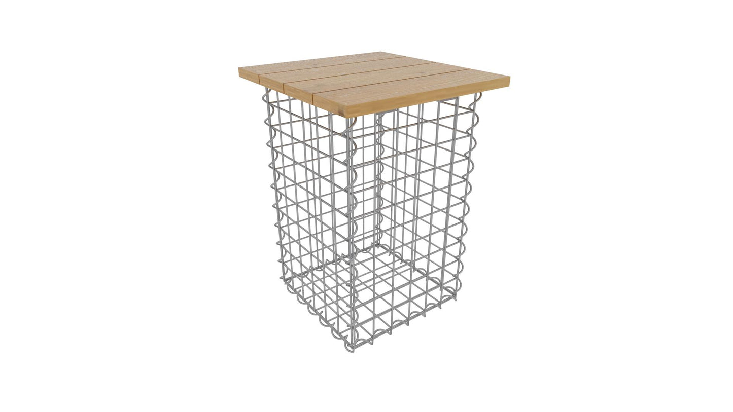 Taburet spiral MW 5 x 5 TEAK