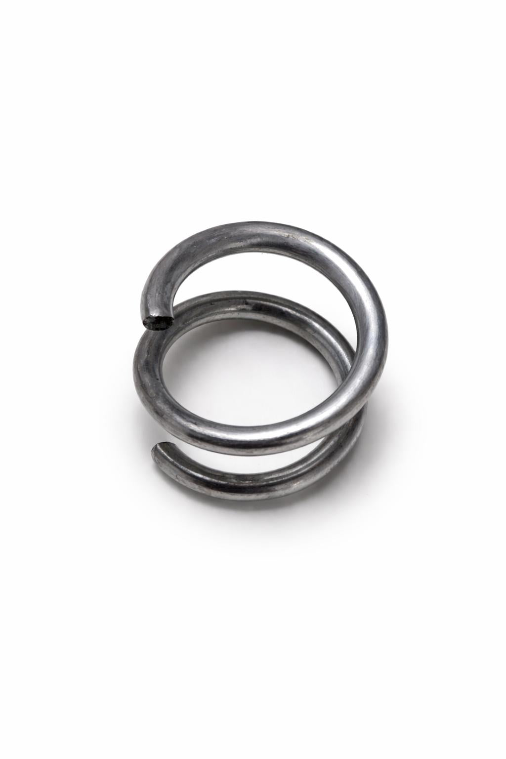 Sats med 20 galvaniserade spiralringar - stabil anslutning för gabioner och trådnät