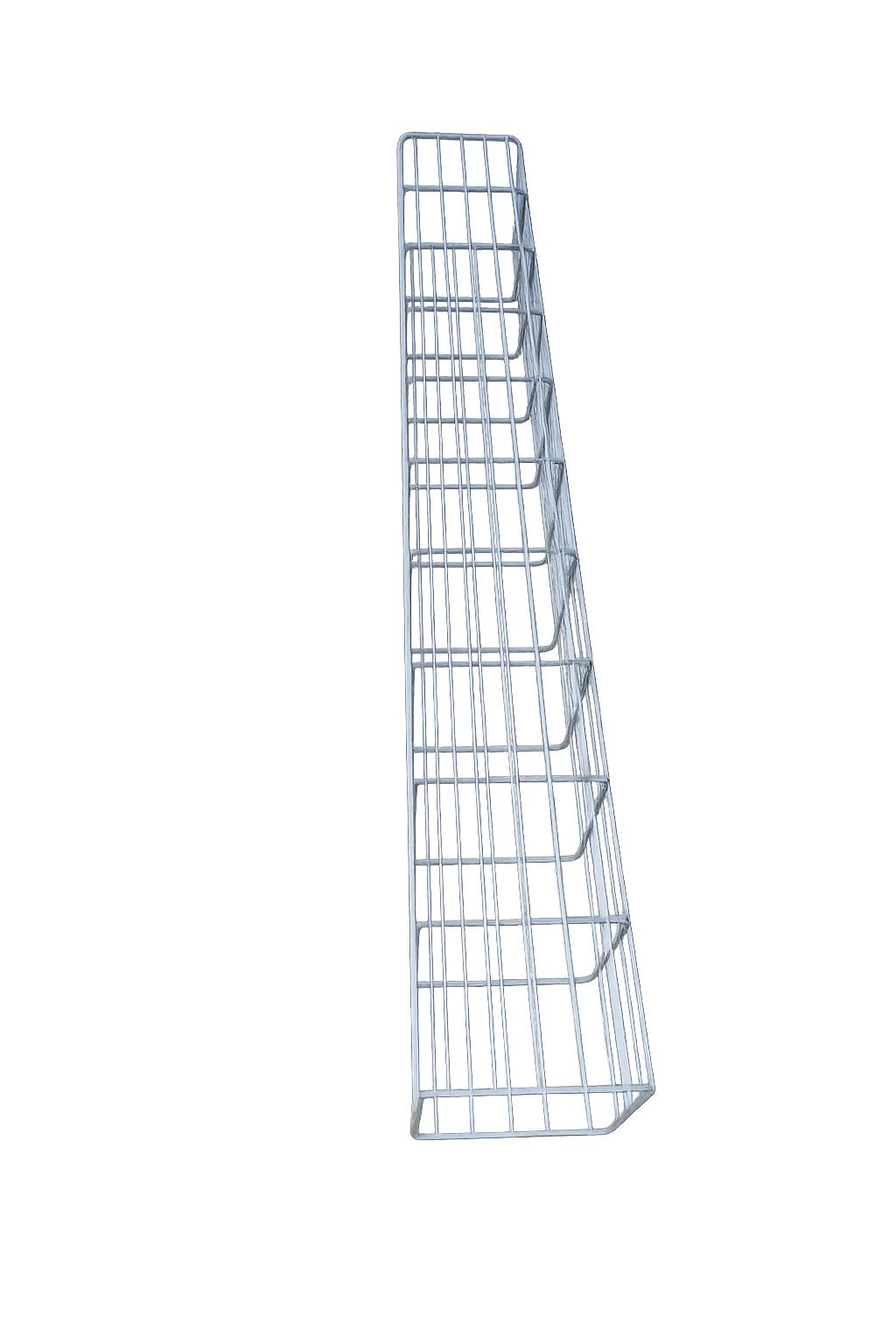 Colonna rettangolare in gabbione zincato a caldo, 27,3 cm x 27,3 cm, 200 cm di altezza, MW 5 cm x 20 cm, filo 8/6 mm