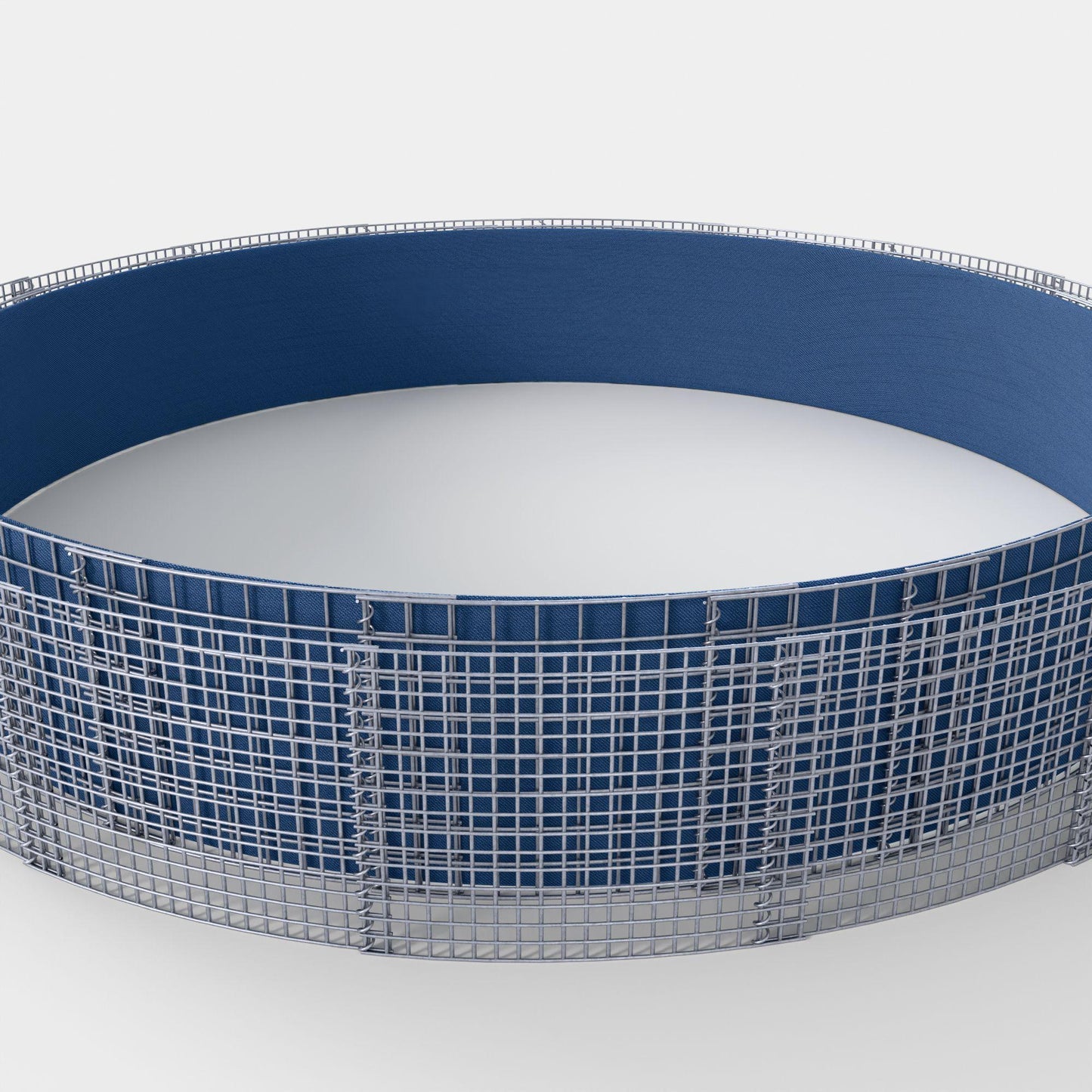 Raised bed round, outer diameter 502 cm, height 50 cm, mesh size 5 x 5 cm, wall thickness 15 cm