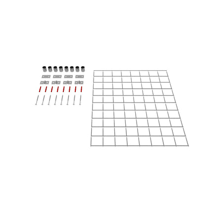 Decoratief rooster/latwerk (inclusief bevestigingsmateriaal) maaswijdte 5 x 5 cm