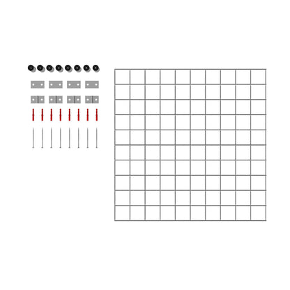 Decoratief rooster/latwerk (inclusief bevestigingsmateriaal) maaswijdte 5 x 5 cm