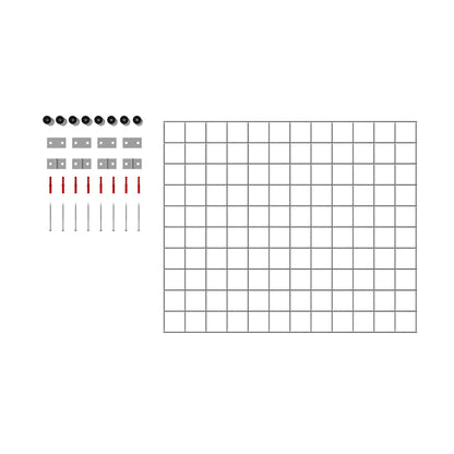 Decoratief rooster/latwerk (inclusief bevestigingsmateriaal) maaswijdte 5 x 5 cm