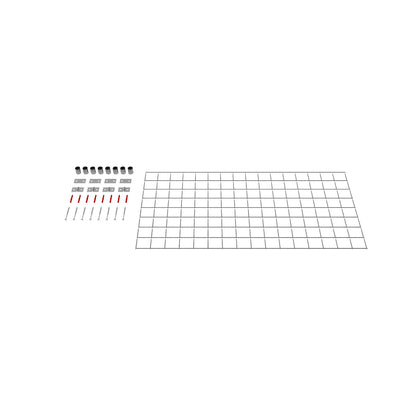 Decoratief rooster/latwerk (inclusief bevestigingsmateriaal) maaswijdte 5 x 5 cm