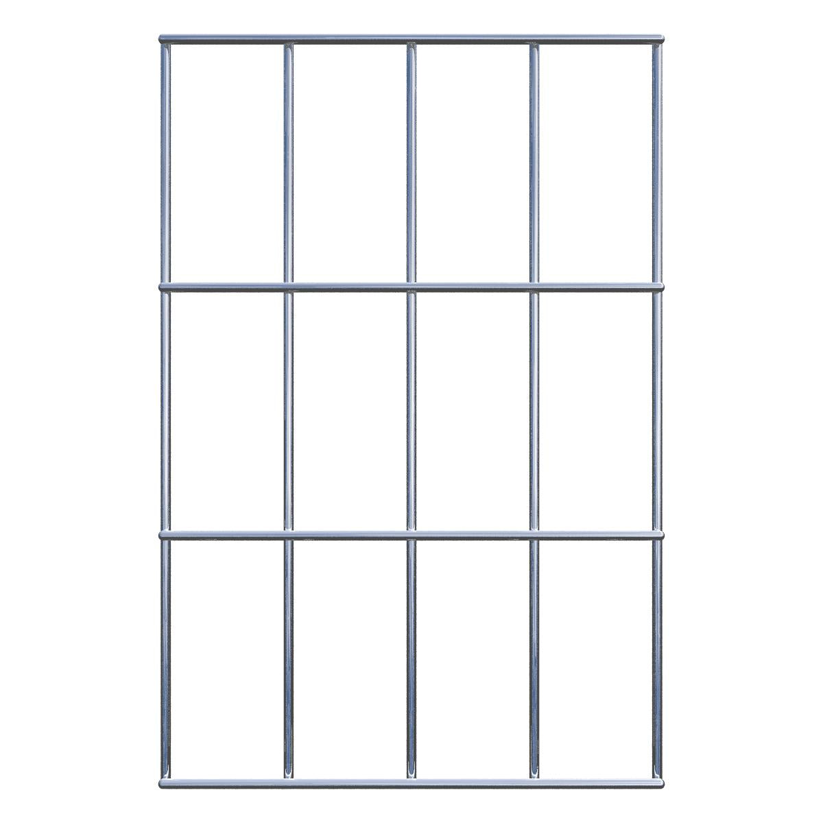 Rejilla decorativa/enrejado (incluido material de montaje) tamaño de malla 5 x 10 cm