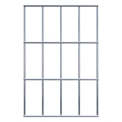 Rejilla decorativa/enrejado (incluido material de montaje) tamaño de malla 5 x 10 cm