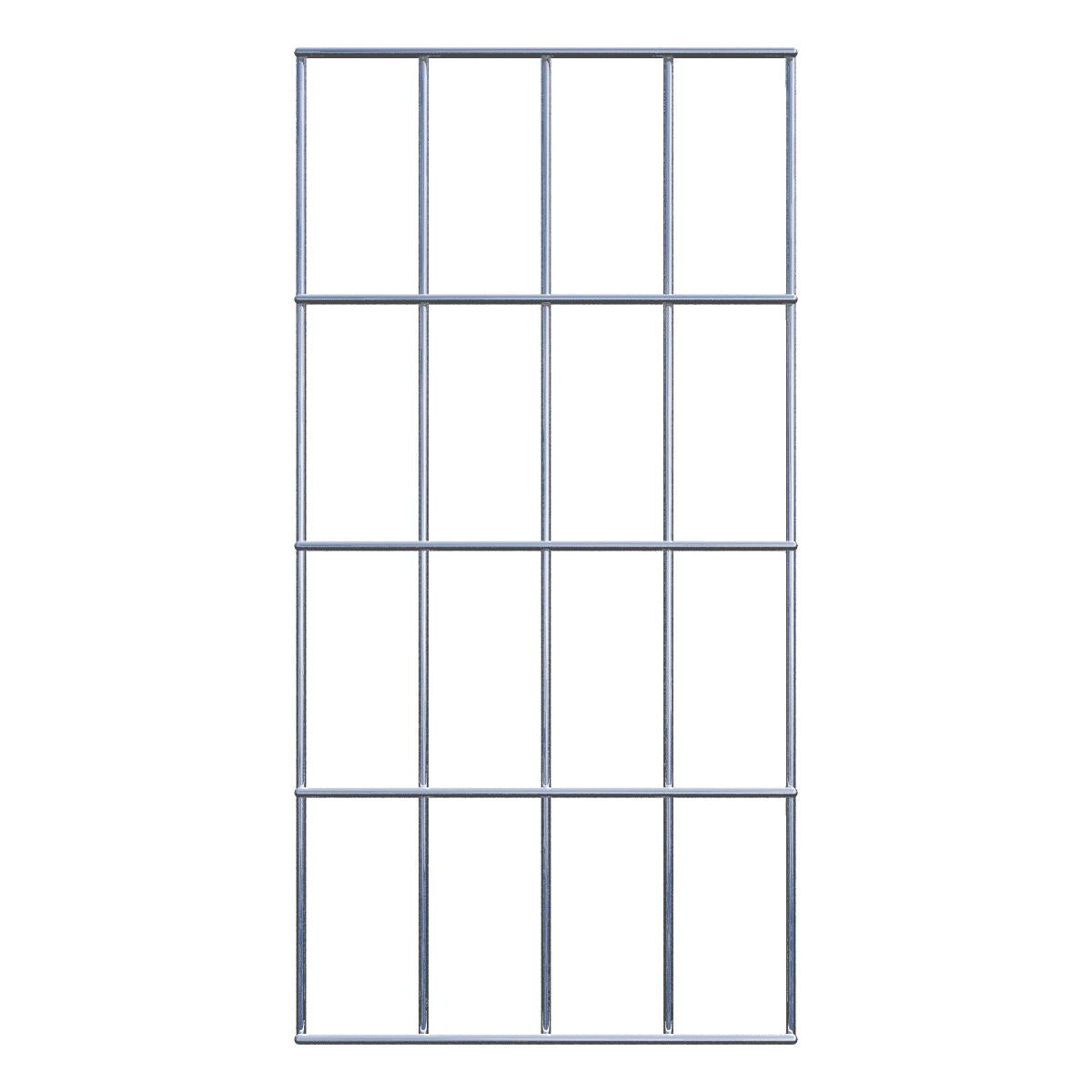 Rejilla decorativa/enrejado (incluido material de montaje) tamaño de malla 5 x 10 cm