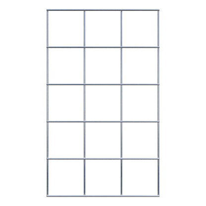 Decorative trellis / trellis (including mounting material) mesh size 10 x 10 cm