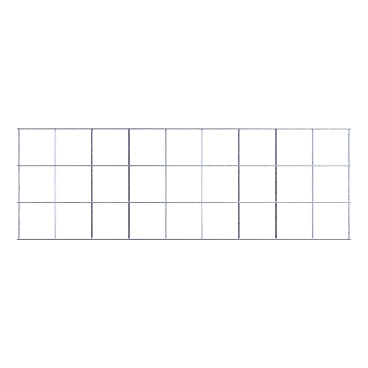 Decorative trellis / trellis (including mounting material) mesh size 10 x 10 cm