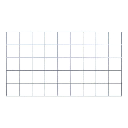 Decorative trellis / trellis (including mounting material) mesh size 10 x 10 cm