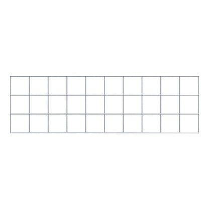 Decorative trellis / trellis (including mounting material) mesh size 10 x 10 cm