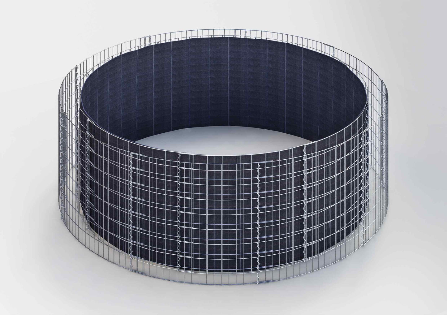 Hochbeet rund, Außendurchmesser 322 cm, Höhe 50 cm, Maschenweite 5 x 5 cm, Wandstärke 15 cm