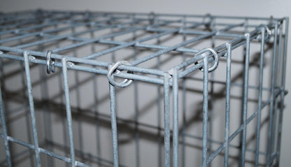 Gabion 100 cm x 60 cm x 40 cm (L x H x P), mailles 5 cm x 5 cm, anneau en C