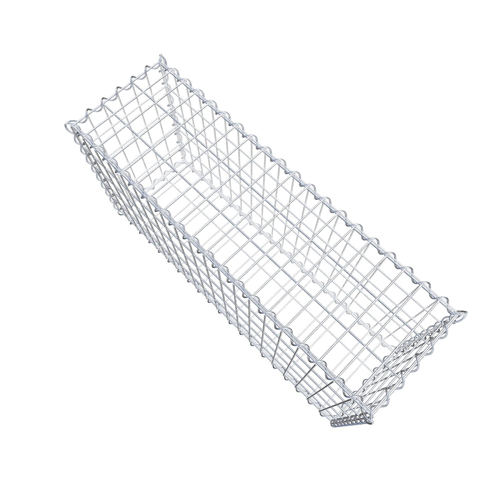 Set van 2 schanskorven 100 cm x 50 cm x 30 cm (L x H x D), maaswijdte 5 x 10 cm, spiraalvormig