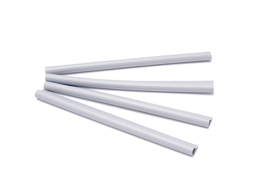 2x clips de fixation pour bande de protection visuelle Gris MW 5 x 20 cm