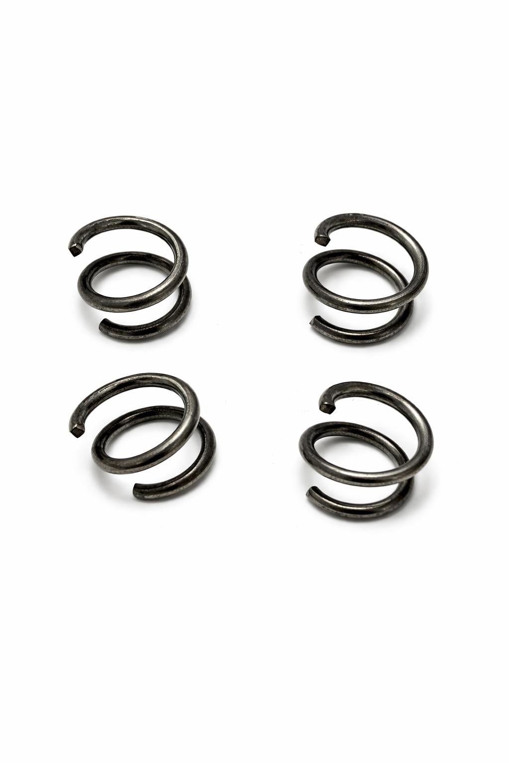 Sats med 20 galvaniserade spiralringar - stabil anslutning för gabioner och trådnät