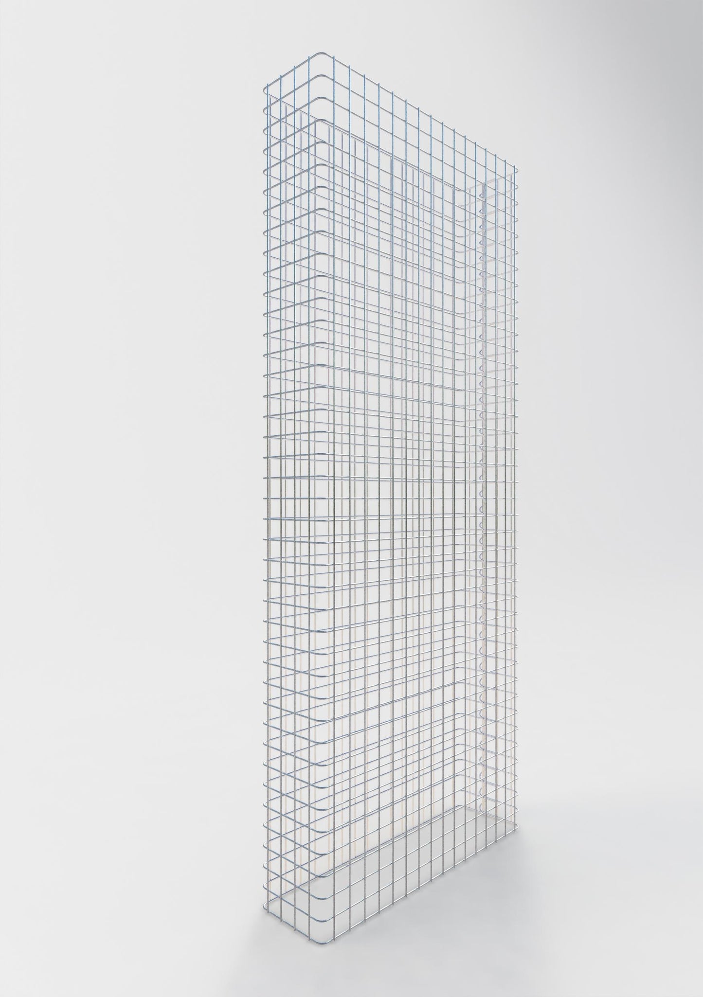 Clôture en gabion Longueur 82 cm, hauteur 160 cm, profondeur 22 cm, mailles 5 x 5 cm