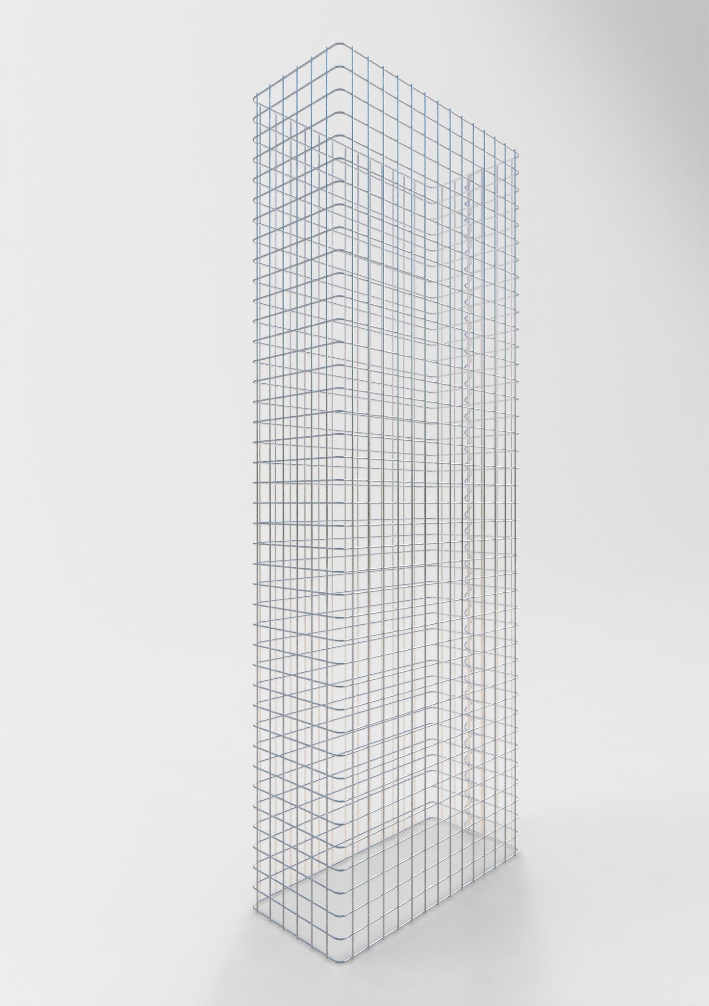 Recinzione in gabbioni lunghezza 72 cm, altezza 160 cm, profondità 32 cm, maglia 5 x 5 cm