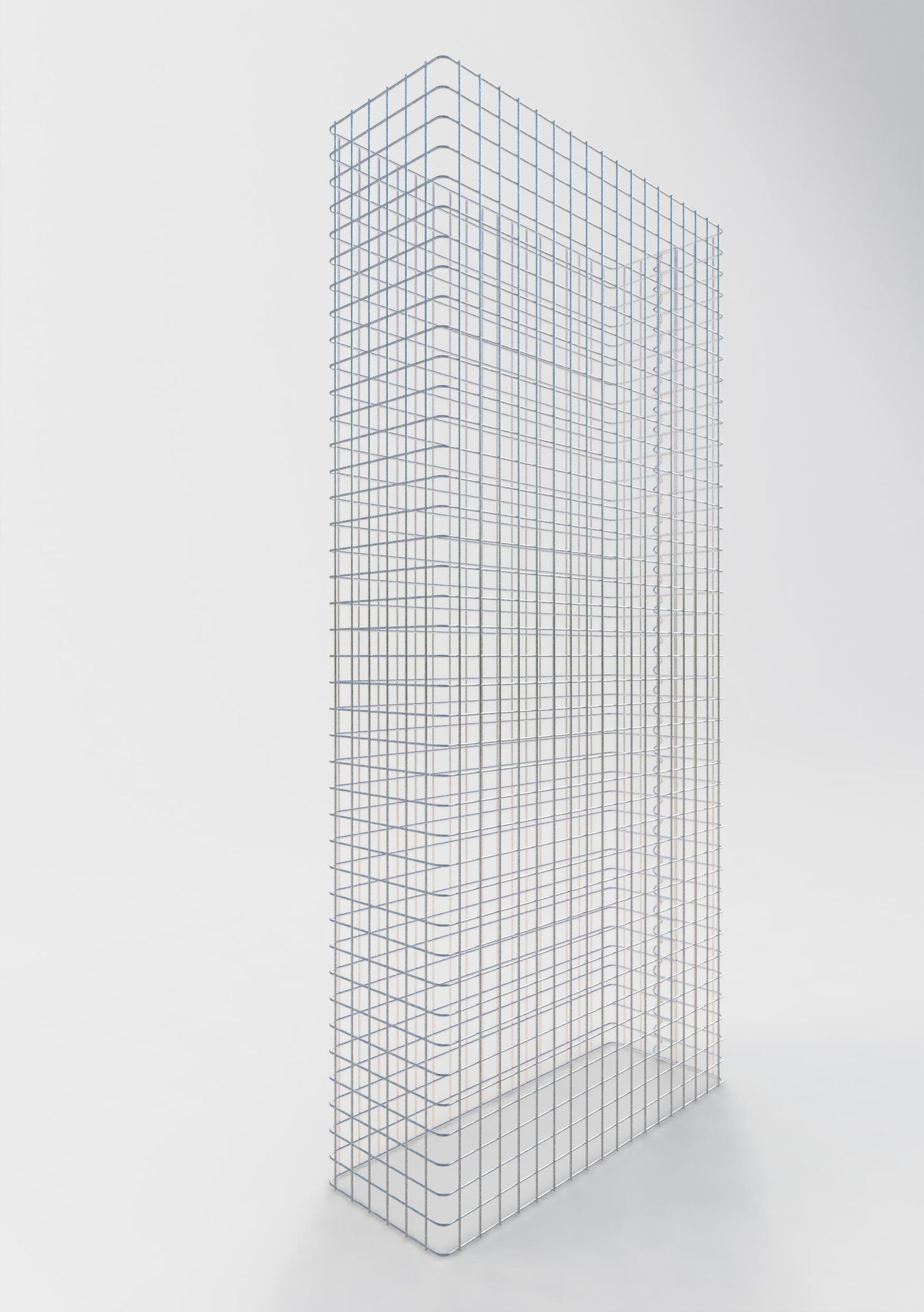 Clôture en gabion Longueur 92 cm, hauteur 200 cm, profondeur 32 cm, mailles 5 x 5 cm