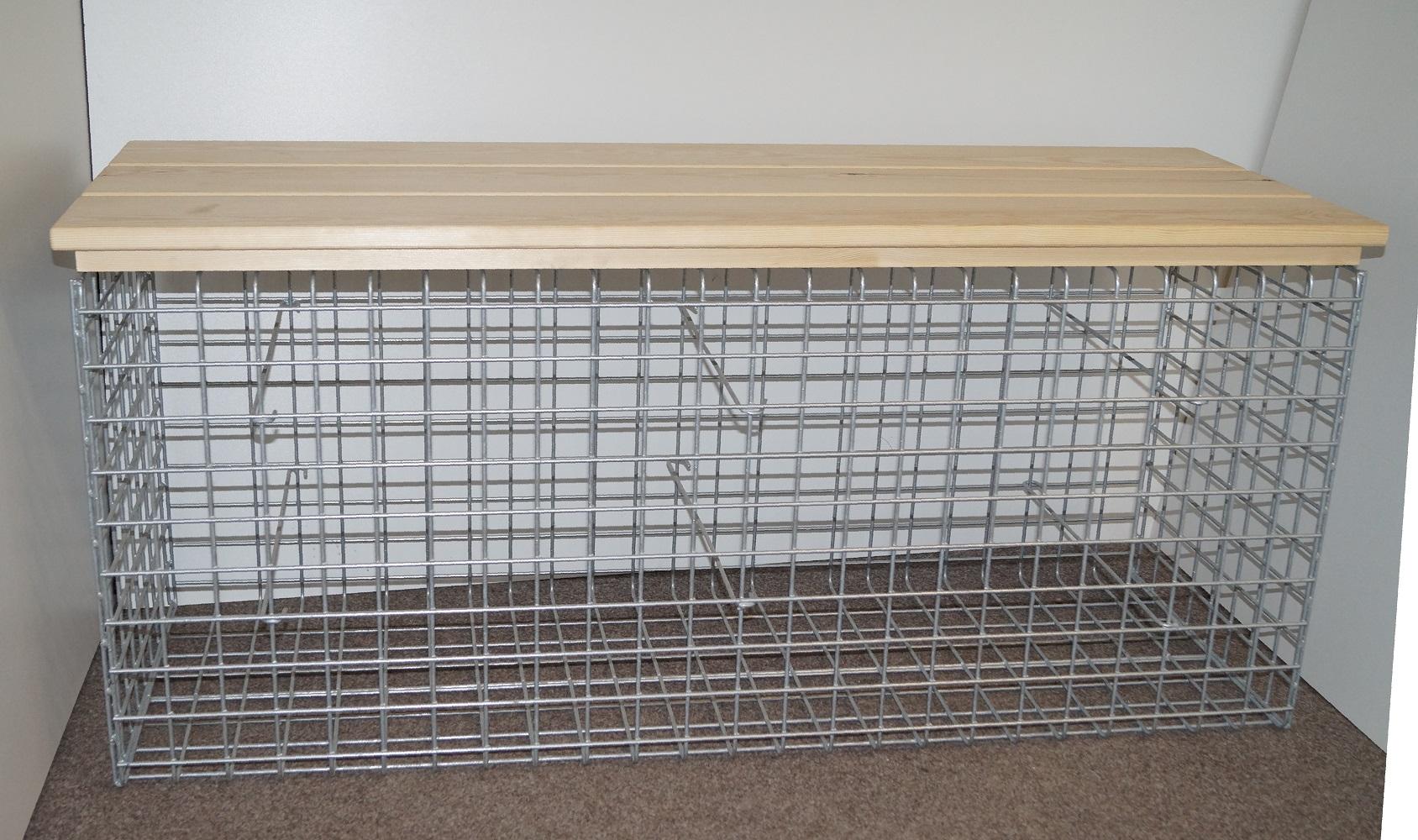 Gabion 92 x 42 x 32 galvanisé à chaud MW 5x5 cm